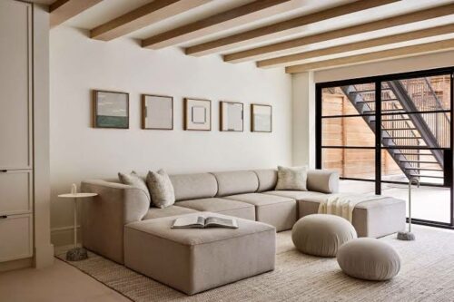 interieur beige salon