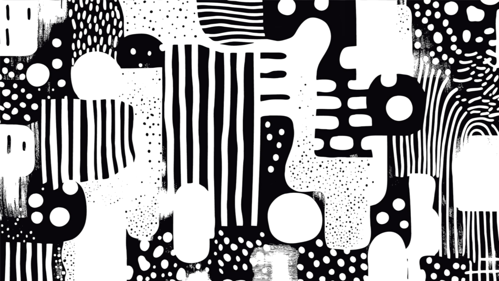 le rejet du noir et blanc pur le refus du raccourci biologique art graphique noir blanc